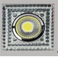 5+3W.COB LEDLİ CAM SPOT 6500K+MAVİ 1